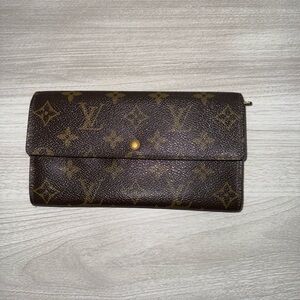 Louis Vuitton Textured Tan long wallet
